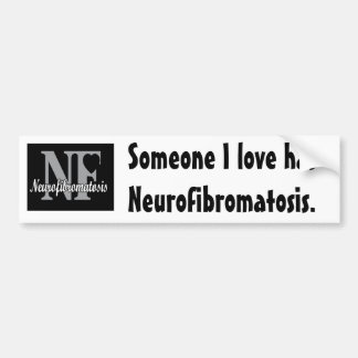 Autocollant De Voiture Quelqu'un amour d'I a la neurofibromatose