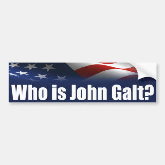 Autocollant De Voiture Qui est John Galt ?