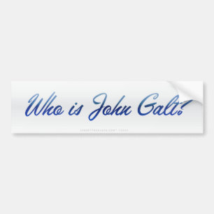 Autocollant De Voiture Qui est John Galt ? Adhésif pour pare-chocs