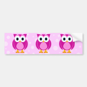 Autocollant De Voiture Qui ? Mme Owl Cartoon