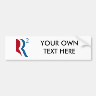 Autocollant De Voiture R AU CARRÉ - ROMNEY RYAN 2012.png