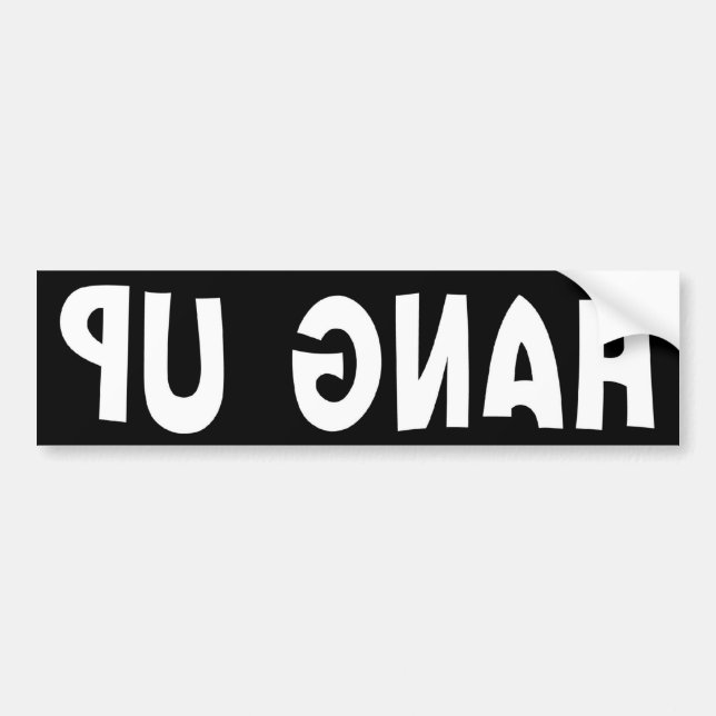 Autocollant De Voiture RACCROCHEZ (renversé) (Devant)