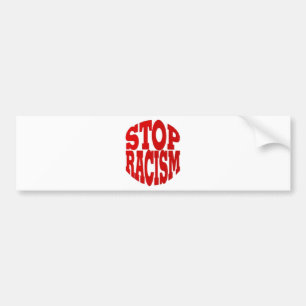 AUTOCOLLANT DE VOITURE RACISME