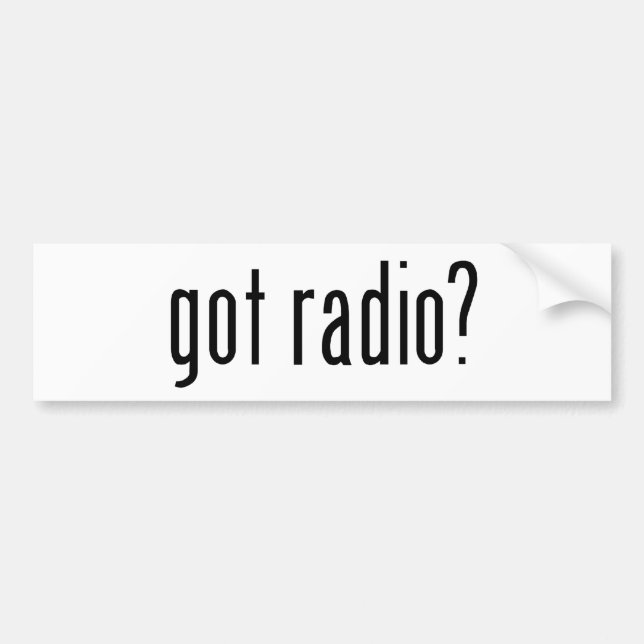 Autocollant De Voiture radio obtenue ? (Devant)