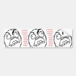 Autocollant De Voiture Rage Troll