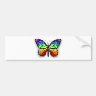 Autocollant De Voiture Rainbow butterfly Monarch