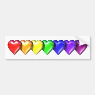 Autocollant De Voiture RainbowHearts
