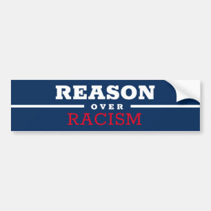 Autocollant De Voiture RAISON SUR L'Autocollant Bumper RACISM
