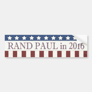 Autocollant De Voiture Rand Paul 2016 Étoiles et rayures