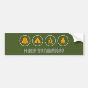 Autocollant De Voiture Randonnée dans le Tennessee