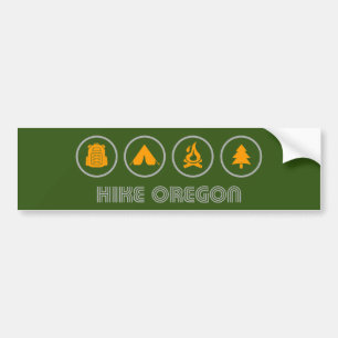 Autocollant De Voiture Randonnée en Oregon