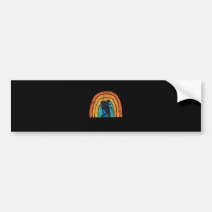 Autocollant De Voiture Randonnée Hiker Retro
