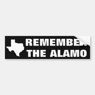 Autocollant De Voiture Rappelez-vous Alamo