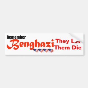 Autocollant De Voiture Rappelez-vous Benghazi