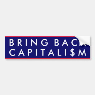 Autocollant De Voiture Rapportez le capitalisme