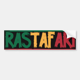 Autocollant De Voiture Rastafari