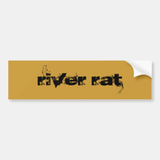 Autocollant De Voiture Rat de rivière