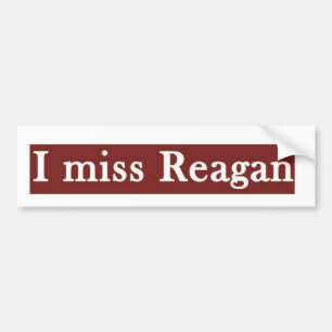 Autocollant De Voiture Reagan "JE MLLE REAGAN'