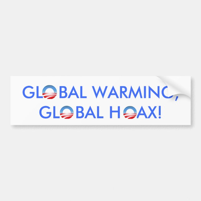 Autocollant De Voiture Réchauffement climatique ? (Devant)