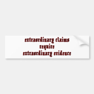 Autocollant De Voiture Réclamations extraordinaires