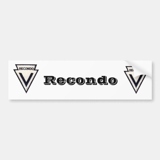 Autocollant De Voiture Recondo (Devant)