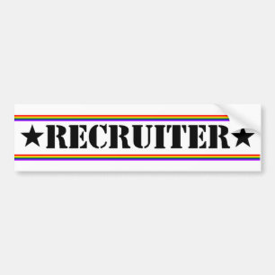 Autocollant De Voiture Recruteur
