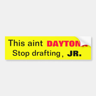 Autocollant De Voiture Rédaction d'arrêt d'Aint Daytona