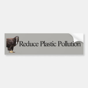 Autocollant De Voiture Réduire La Pollution Plastique