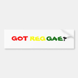 AUTOCOLLANT DE VOITURE REGGAE OBTENU ?