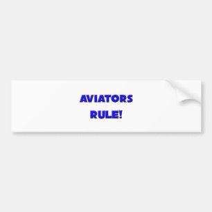 Autocollant De Voiture Règle d'aviateurs !