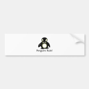 Autocollant De Voiture Règle de pingouins !