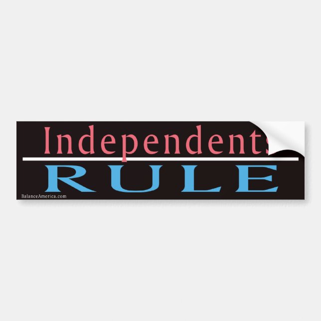 Autocollant De Voiture Règle indépendante (Devant)