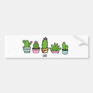 Autocollant De Voiture regroupement de cactus