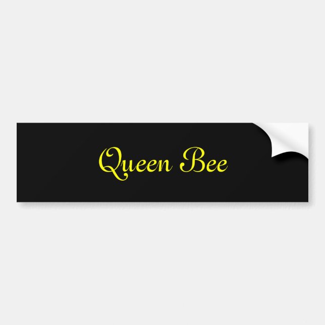 Autocollant De Voiture Reine des abeilles (Devant)