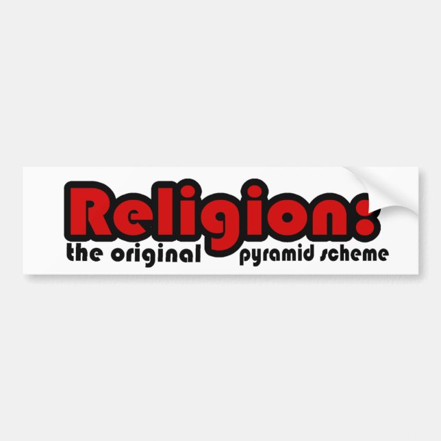 Autocollant De Voiture Religion (Devant)