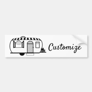 Autocollant De Voiture Remorque caravane arrondie Thunder_Cove
