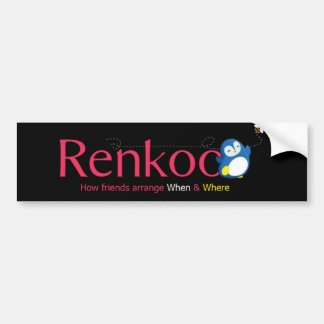 Autocollant De Voiture Renkoo : Comment l'ami arrangent quand et où