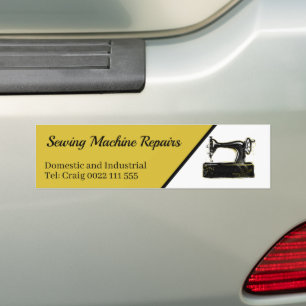 Autocollant De Voiture Réparation de machine à coudre élégante