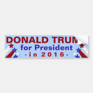 Autocollant De Voiture Républicain 2016 de président élection de Donald