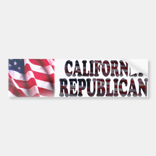 Autocollant De Voiture Républicain de la Californie (Devant)