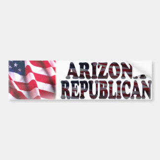 Autocollant De Voiture Républicain de l'Arizona