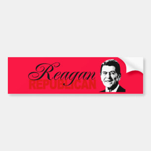 AUTOCOLLANT DE VOITURE RÉPUBLICAIN DE REAGAN