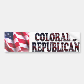 Autocollant De Voiture Républicain du Colorado