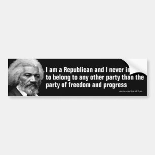 Autocollant De Voiture Républicain Frederick Douglass Sticker