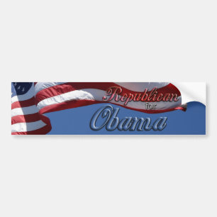 Autocollant De Voiture Républicain pour Obama