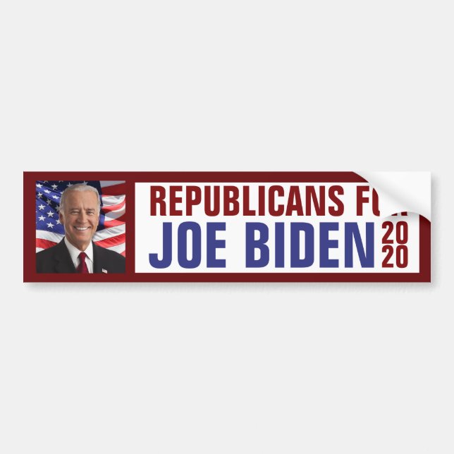 Autocollant De Voiture Republicains pour Joe Biden Président des États-Un (Devant)