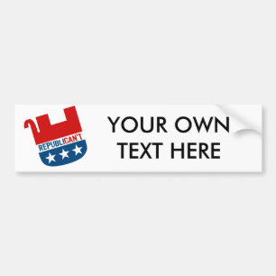 AUTOCOLLANT DE VOITURE REPUBLICAN'T