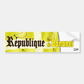 Autocollant De Voiture République de Bananes