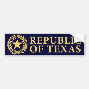 Autocollant De Voiture République de joint du Texas