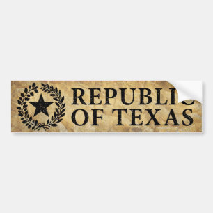 Autocollant De Voiture République de joint du Texas